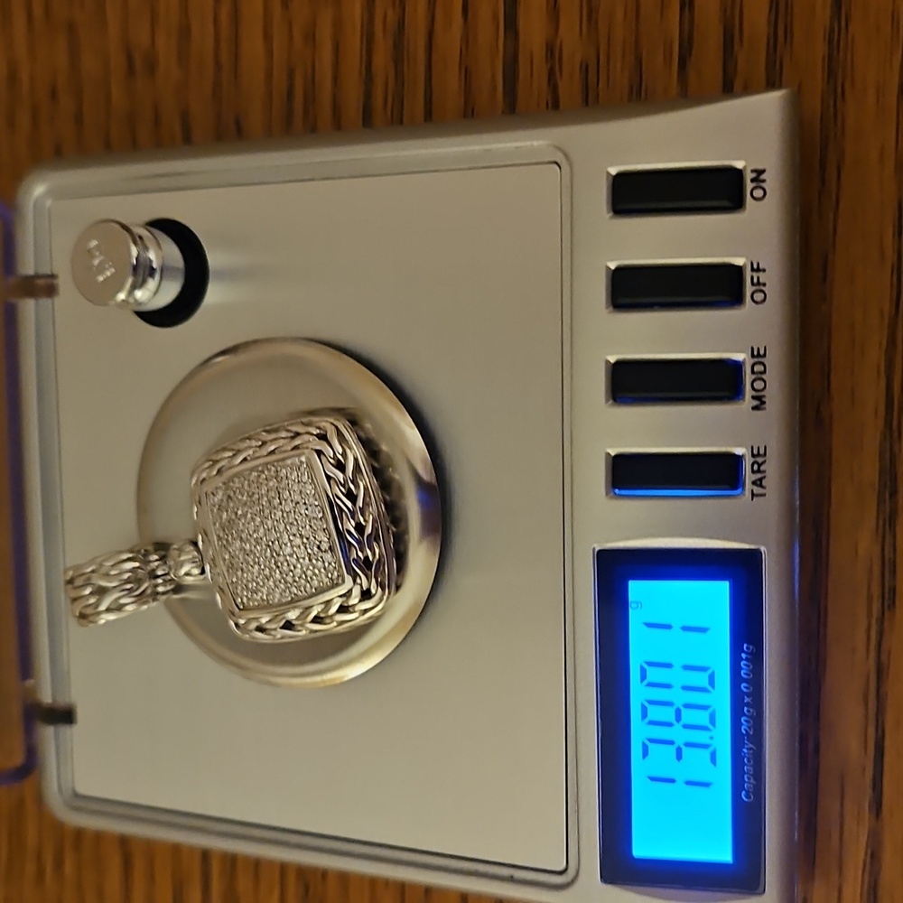 Authentic John Hardy Classic Chain Diamond Enhancer - Picture 4 of 4